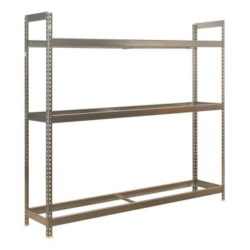 LAGERHYLLA SIMONRACK AUTOFORTE 200X180X45CM GRÅ