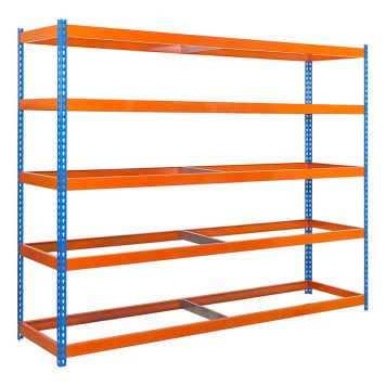 LAGERHYLLA SIMONRACK ECOFORTE 5 200X120X60CM BLÅ/ORANGE