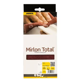 SLIPPAPPER MIRKA MIRLON TOTAL 115X230X10MM VF1500 GRÅ 3ST/FP