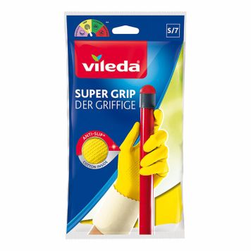 GUMMIHANDSKE VILEDA SUPER GRIP S