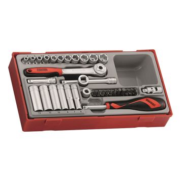 HYLSNYCKELSATS TENG TOOLS 1/4" 35 DELAR TT1435