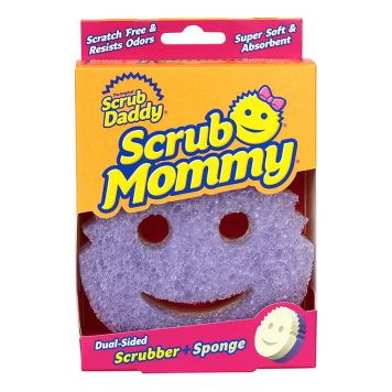 RENGÖRINGSSVAMP SCRUB DADDY MOMMY VIOLETT