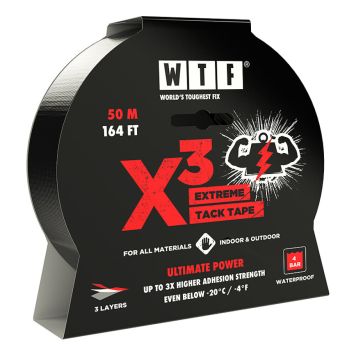 VÄVTEJP WTF X3 EXTREME TACK TAPE 50M