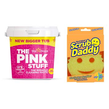  RENGÖRINGSKIT THE PINK STUFF PASTA MED SCRUB DADDY