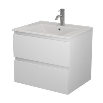 TVÄTTSTÄLLSSKÅP BATH DELUXE CAMDEN RIVA 2L VIT MATT 60CM