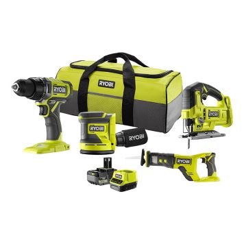 VERKTYGSPAKET RYOBI RCK184-150S ONE+ 18V 1X5,0AH