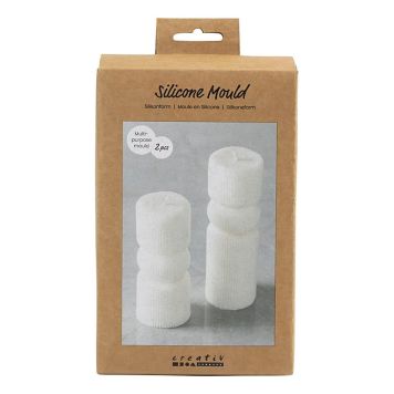 SILIKONFORM CREATIV COMPANY RÄFFLAD CYLINDER MED BÅGE Ø4CM 2-PACK