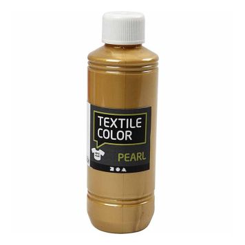 TEXTILFÄRG CREATIVE COMPANY BASIC 250ML PÄRLEMOR GULD 