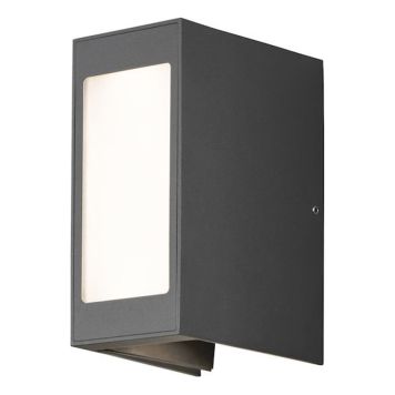 VÄGGLAMPA KONSTSMIDE CREMONA LED ANTRACITGRÅ 22,5CM