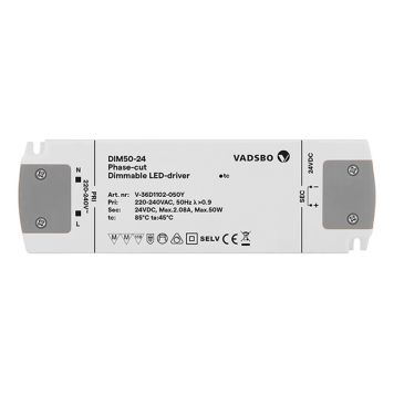 DRIVDON VADSBO DIMBART 50W 24VDC