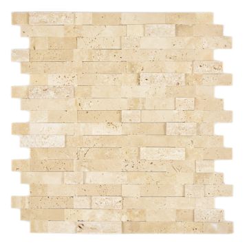 MOSAIK SJÄLVHÄFTANDE STONE TRAVERTINE BEE 27,5X30C