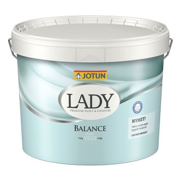 VÄGGFÄRG JOTUN LADY BALANCE VIT BAS 9L 