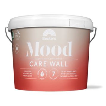 VÄGGFÄRG BECKERS MOOD CARE WALL MATT VIT 9L