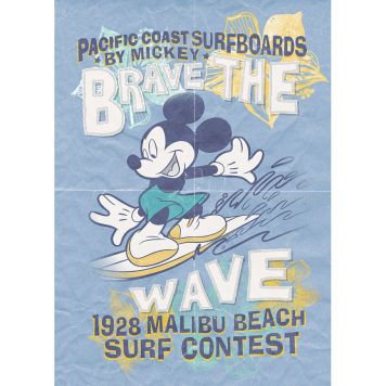 FOTOTAPET KOMAR MICKEY BRAVE THE WAVE 200X280CM