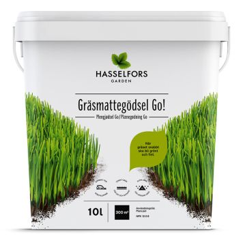 GRÄSMATTEGÖDSEL HASSELFORS GO! 10L 