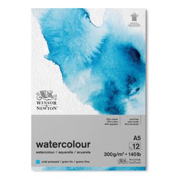 AKVARELLPAPPER WINSOR & NEWTON A5 300G