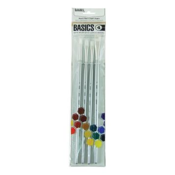 PENSELSET LIQUITEX BASICS BRUSH SET 4ST