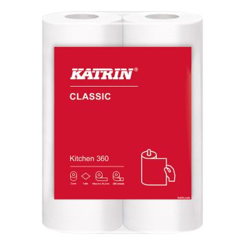 HUSHÅLLSPAPPER KATRIN CLASSIC 360 1-LAGER 6-PACK