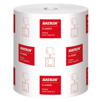 TORKPAPPER KATRIN CLASSIC SYSTEM MEDIUM VIT 2-LAGER 6-PACK