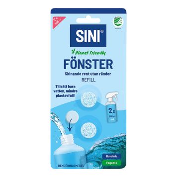 RENGÖRINGSTABLETTER SINI FÖNSTER REFILL