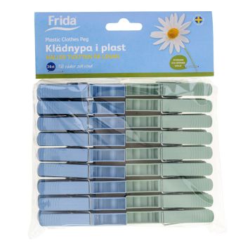 KLÄDNYPA PLAST FRIDA 36ST/FRP