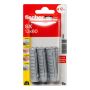 NYLONPLUGG FISCHER SX 12X60MM 6-PACK