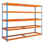 LAGERHYLLA SIMONRACK ECOFORTE 5 200X120X60CM BLÅ/ORANGE