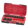 KRAFTHYLSSATS TENG TOOLS T9218AF 1/2" 18 DELAR 