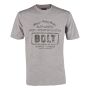 T-SHIRT BOLT DAVE GRÅMELERAD STL L