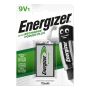 BATTERI ENERGIZER POWER PLUS UPPLADDNINGSBART 9V