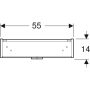 SPEGELSKÅP IFÖ OPTION BAS VIT 55 CM