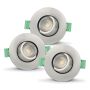 DOWNLIGHT ECOLITE DORIN 3000-4000K 3-PACK BORSTAT STÅL