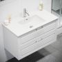 TVÄTTSTÄLLSSKÅP BATH DELUXE CAMDEN RIVA 2L VIT MATT 90CM