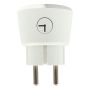 USB-LADDARE CAPIDI MED TIMER USB/USB-C 17W VIT