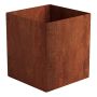 UTOMHUSKRUKA JABO ODLA CORTEN 35X35X40CM ROSTIG