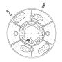 DOWNLIGHT DESIGNLIGHT LFW DB-237MW Ø90MM 3,5W VIT