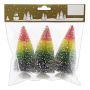 JULDEKORATION JULGRAN 12,5CM FLERFÄRGAD 3-PACK