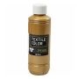 TEXTILFÄRG CREATIVE COMPANY BASIC 250ML PÄRLEMOR GULD 