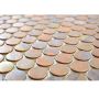 MOSAIK PENNY ROUND KOPPAR 30X30CM PRIS PER ARK