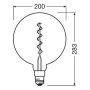 LJUSKÄLLA OSRAM LED GLOBE200 12 E27 DIM