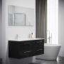 KOMMODPAKET BATH DELUXE CAMDEN DUBBEL SVART 120CM