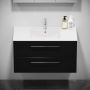 KOMMODPAKET BATH DELUXE CAMDEN SVART 90 CM