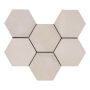 KLINKER TIME HEXAGON BLANC 21X18CM 0.46M²/KRT