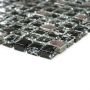 MOSAIK SQUARE CRYSTAL MIX BLACK/SILVER XIC 1,5X,1,5CM PRIS PER ARK