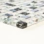 MOSAIK SQUARE CRYSTAL MIX VIT 1,5X1,5CM PRIS PER ARK