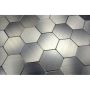 MOSAIK SJÄLVHÄFTANDE HEXAGON METALL 29X28CM PRIS PER ARK