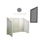 AVFALLSSKJUL PLUS SILENCE ANTRACIT 193X81X148/118CM