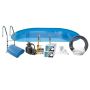 FAMILJEPOOL SWIM & FUN NEDGRÄVD SET OVAL 30000L 800X400X120M