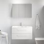 TVÄTTSTÄLLSSKÅP BATH DELUXE CAMDEN 90 CM VIT MATT