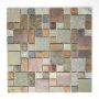 MOSAIK STEN/KOPPARBEHANDLING MIX 30X30CM PRIS PER ARK